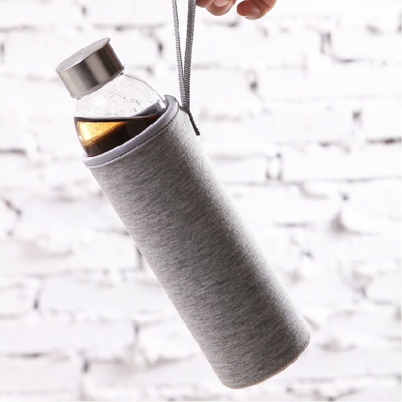 Einschichtige Glasflasche – Borosilikatglas mit Überzug