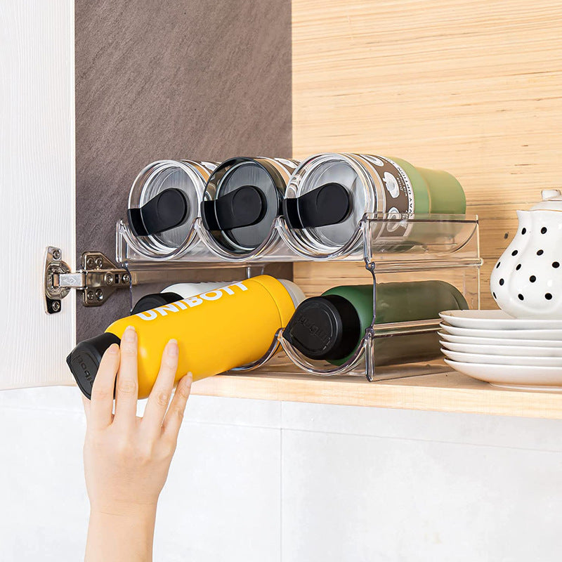 Regal Kunstoff für Wasserflaschen