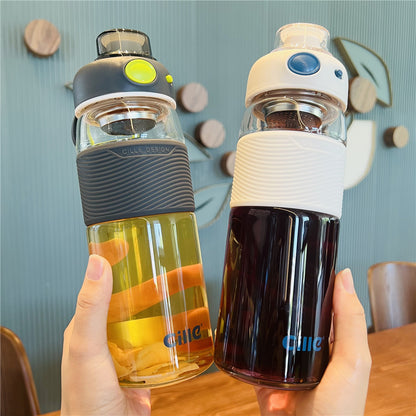 Glas-Wasserflasche – Großes Fassungsvermögen (700 ml)