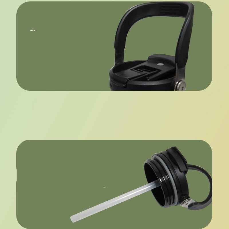 Edelstahl-Vakuum Becher mit Doppeltem Trinkmöglichkeiten