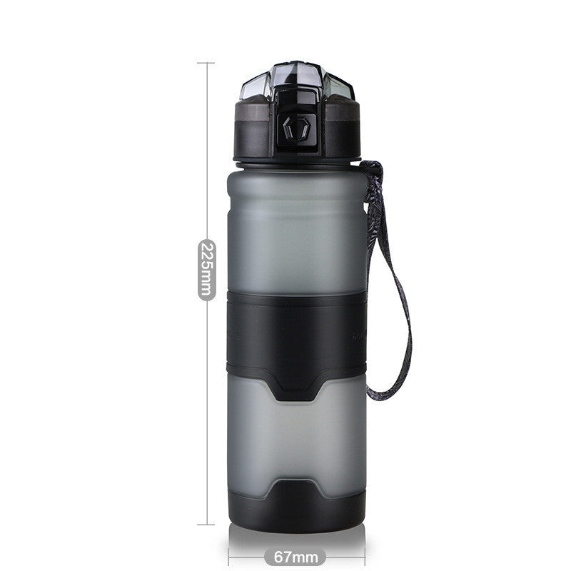 Tragbare Wasserflasche 500 ml – Outdoor Sports Cup mit elastischem Deckel