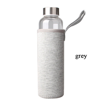 Einschichtige Glasflasche – Borosilikatglas mit Überzug