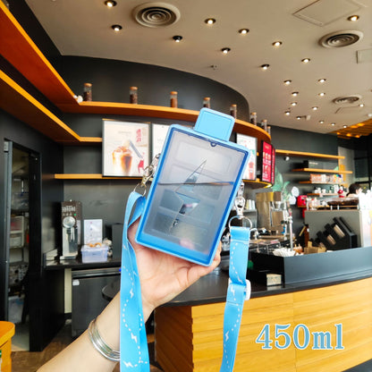 Niedliche und einfache Trinkflasche in Batterie-Form