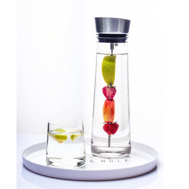 Haushalts Obst Zeichen Glas Kaltwasserflasche