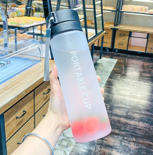 Große Kapazität Outdoor-Sport-Wasserflasche aus Kunststoff