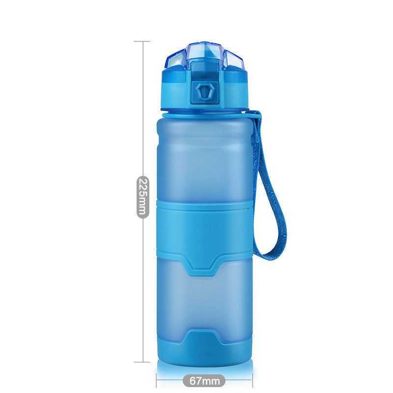 Tragbare Wasserflasche 500 ml – Outdoor Sports Cup mit elastischem Deckel