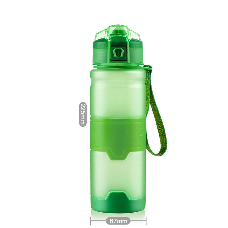 Tragbare Wasserflasche 500 ml – Outdoor Sports Cup mit elastischem Deckel