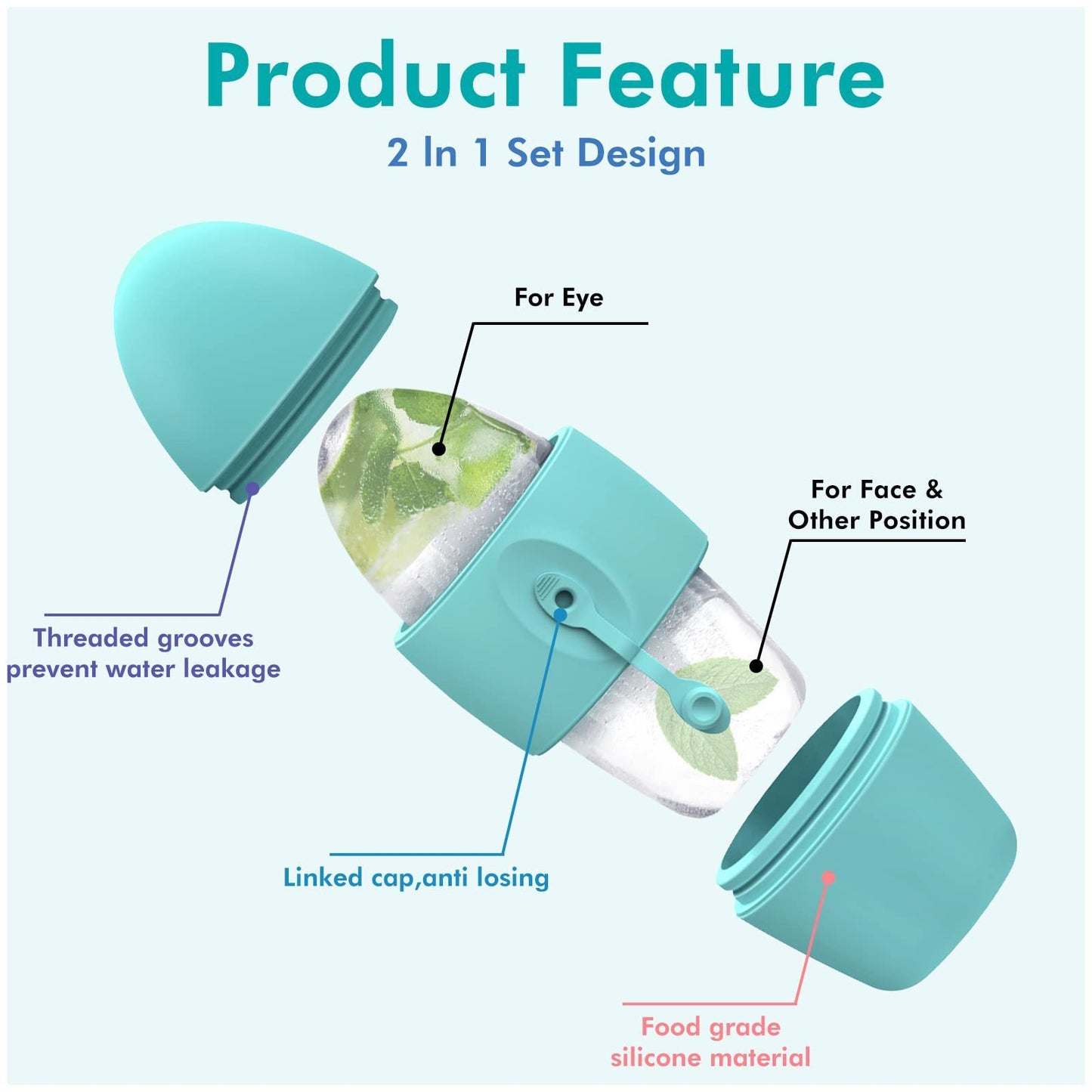 Silikon-Eis-Gesichtsroller
