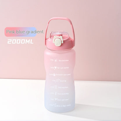 Tragbare Sport-Flasche mit Handyhalterung im Henkel – Ideal für Outdoor-Fitness