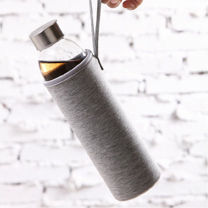 Einschichtige Glasflasche – Borosilikatglas mit Überzug