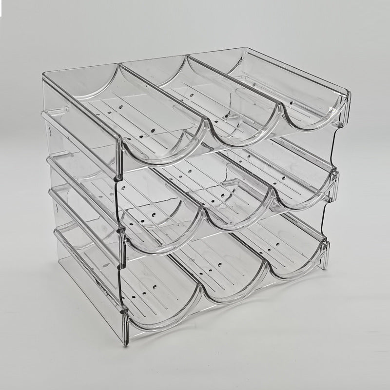 Regal Kunstoff für Wasserflaschen