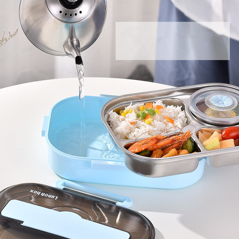 Lunchbox Edelstahl Doppelschicht