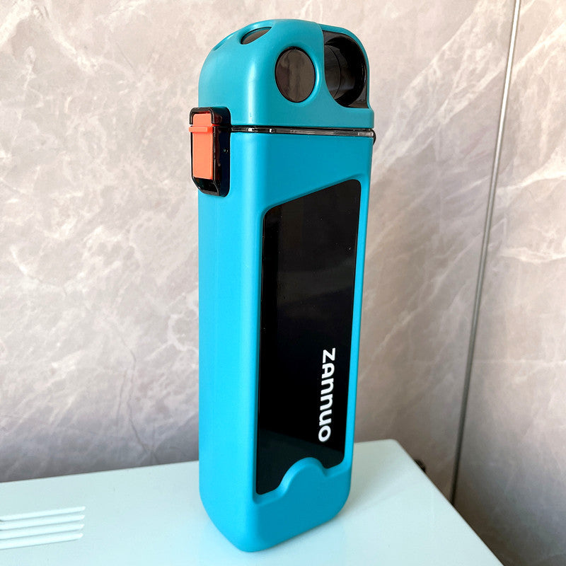 quadratische Wasserflasche