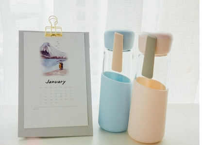 Glas Trinkflasche – 400 ml