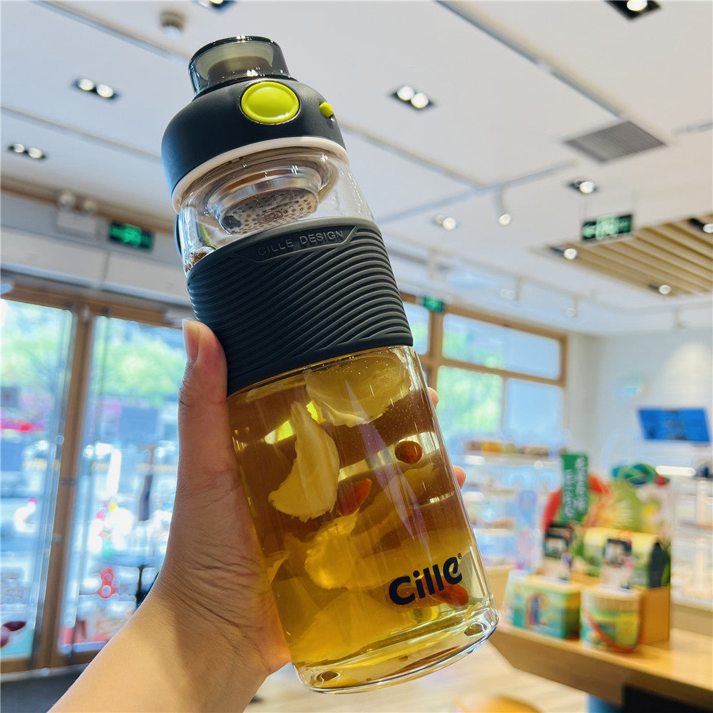 Glas-Wasserflasche – Großes Fassungsvermögen (700 ml)