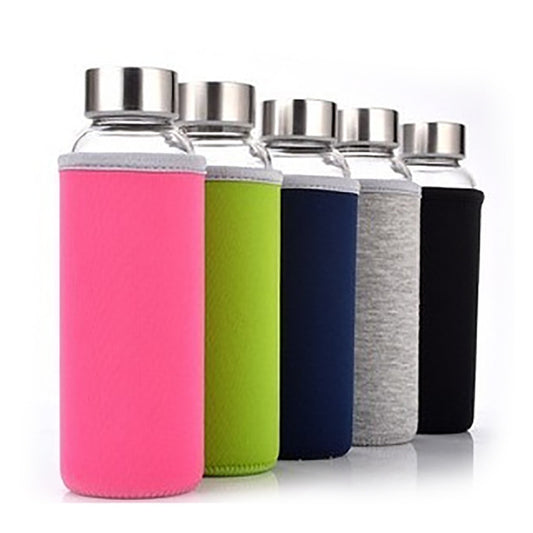 Einschichtige Glasflasche – Borosilikatglas mit Überzug