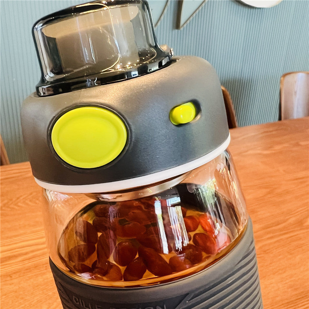 Glas-Wasserflasche – Großes Fassungsvermögen (700 ml)