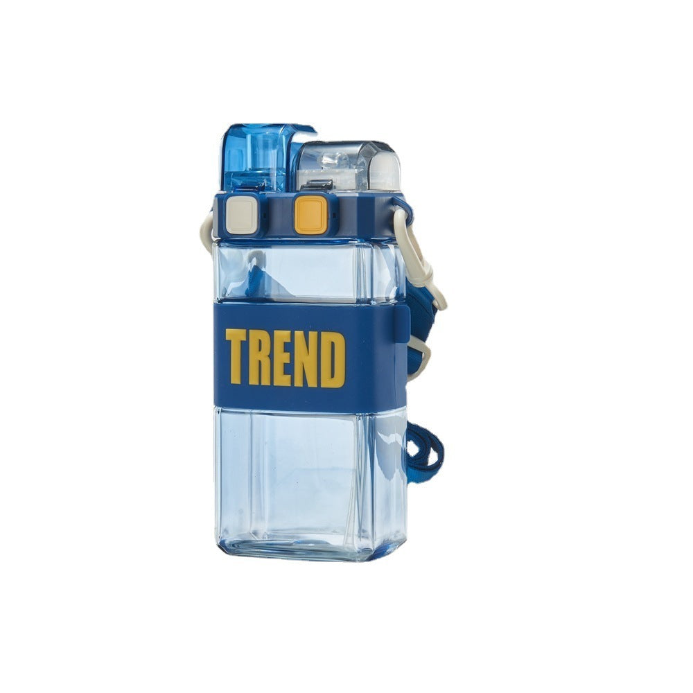 Netter Begleiter Hohe Doppel Trink- Stroh Kunststoff Flasche