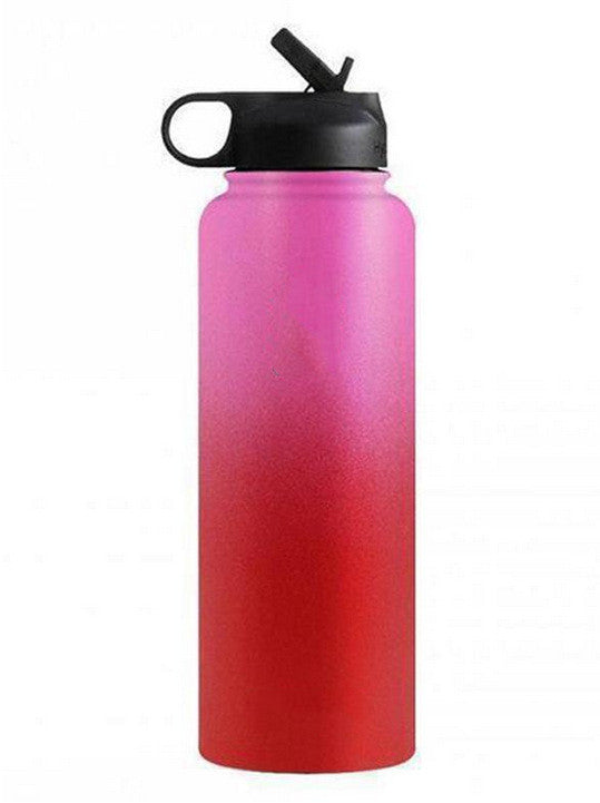 Edelstahl Breit-Mund Outdoor Sport Flasche