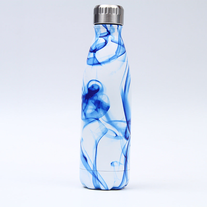 Thermosflasche aus Edelstahl mit verschiedenen Motiven