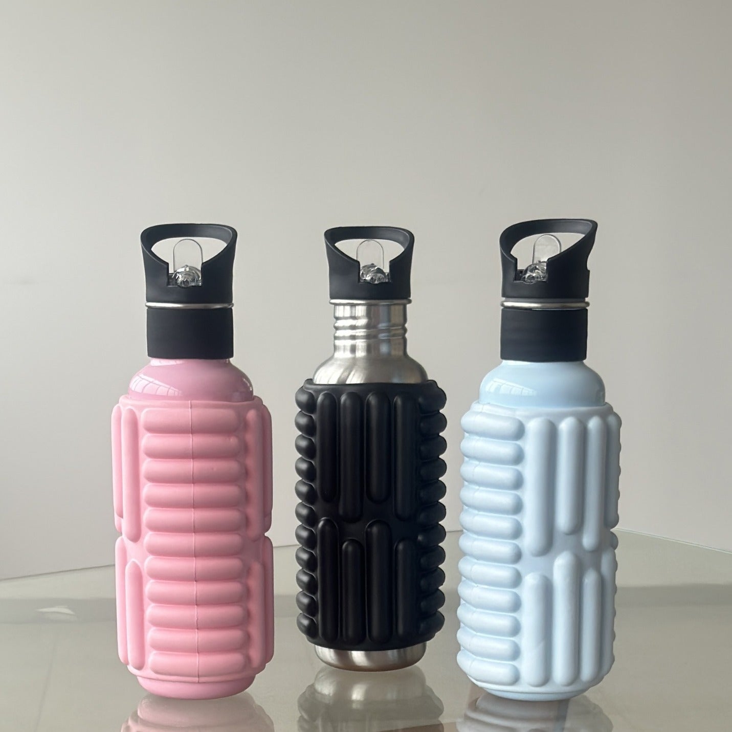 Sport Outdoor  Edelstahl Wasserflasche Yoga Massage