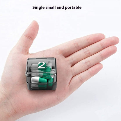 Medizin-Aufbewahrungsbox mit großem Fach für einen Monat