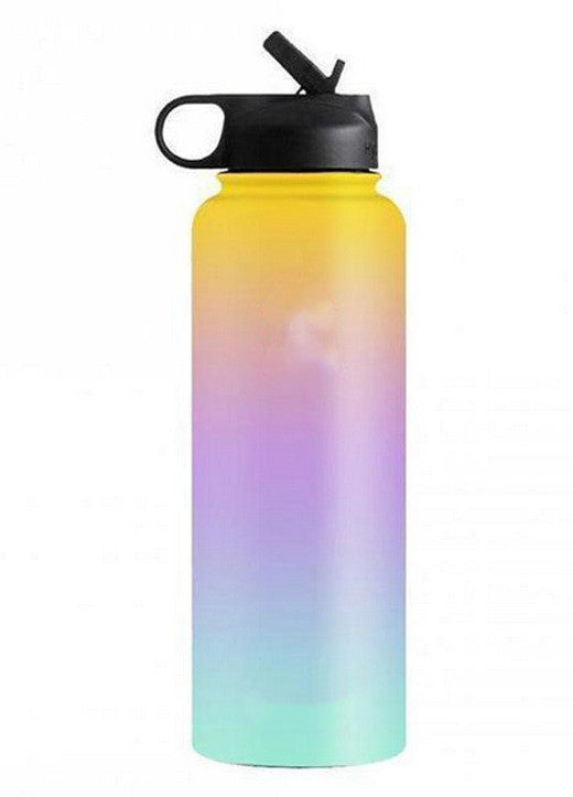 Edelstahl Breit-Mund Outdoor Sport Flasche
