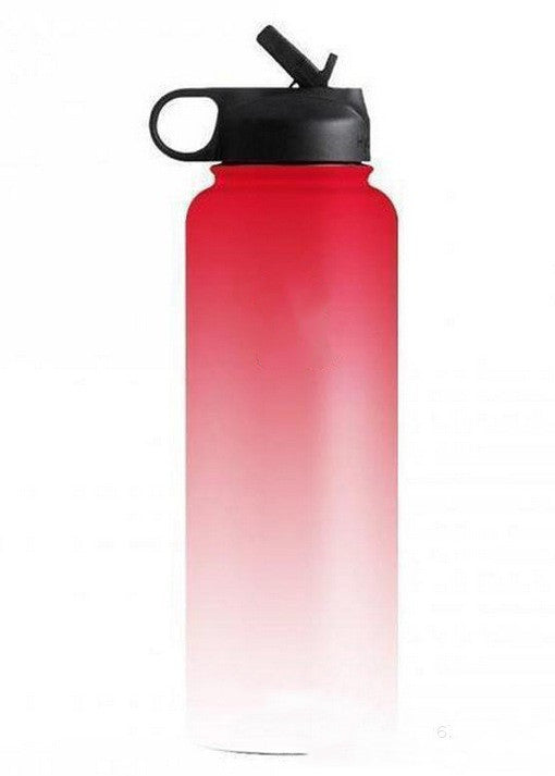 Edelstahl Breit-Mund Outdoor Sport Flasche